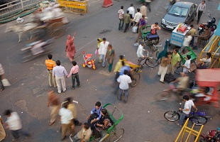 mixed traffic india